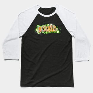 Bobbie Graffiti Street Art Style Name Baseball T-Shirt